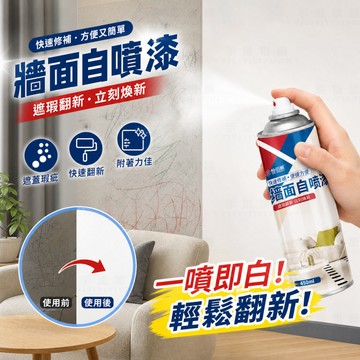 🚚隔日達 墻面修補漆 牆面修色漆 牆面修補膏 塗鴉修補噴漆 壁癌掉粉 修補漆 墻面修補神器 墻面污漬遮蓋自噴漆 補墻漆