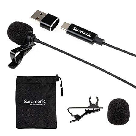 Saramonic Professional Lavalier Microphone for Android and iOS Devices with USB-C and Computers with USB or USB-C for Vlogging, Interviews(並行輸入品)