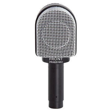 Superlux 舒伯樂 動圈式樂器麥克風 大動態 寬廣頻率響應 平面式網頭 全金屬機身  PRA628 MKII  黑色