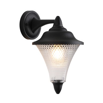 【卡米達】E27戶外庭園壁燈(CA1018WDBK)