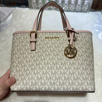 【MK｜全新】現貨 MICHAEL KORS 托特包 小號 滿版 兩用包 斜背包｜Little Bee 小蜜蜂精品