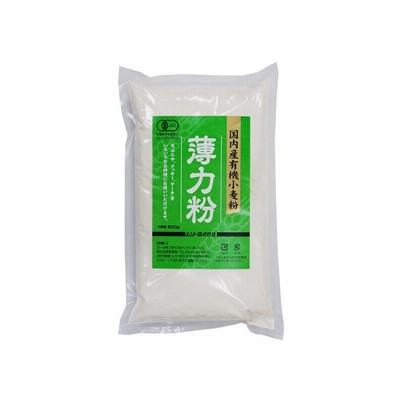 ムソー 国内産有機小麦粉 薄力粉 500g