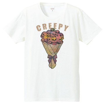 T-shirt / creepy flower