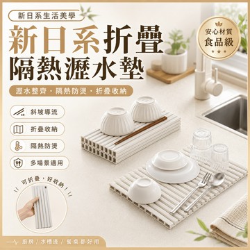 🔥台灣出貨💦日式可折疊矽膠瀝水墊💦耐高溫隔熱防燙 檯面斜坡導水排水墊 碗筷水果瀝水盤  碗筷瀝水墊 排水墊 隔熱墊