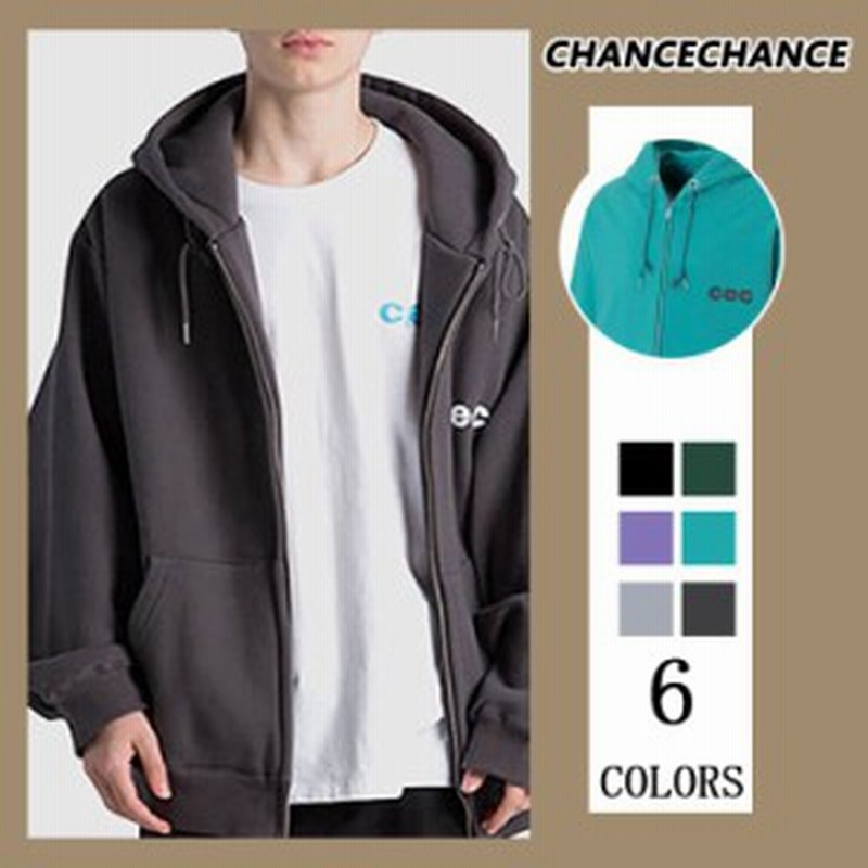 チャンスチャンス CHANCECHANCE CEC Hood Zip up パーカー ゆったり