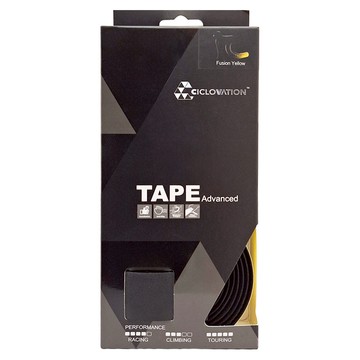 CICLOVATION 馳興 漸層雙色手把帶 皮革觸感  漸變黃  1捲