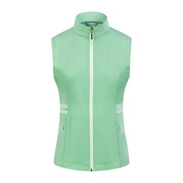 23春款高爾夫球女士馬甲背心外套修身高領白色薄款外百搭運動球衣