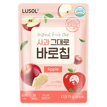LUSOL 果乾 蘋果 6個月以上  15g  1包