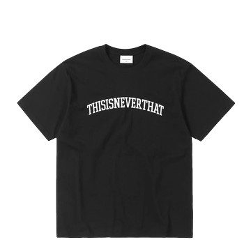 THISSINEVERTHAT ARCH-LOGO TEE OFF BLACK