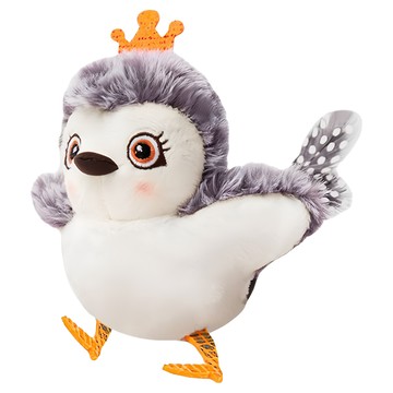 MGP 寵物智能玩具  母小玉鳥 灰色 + 白色  1個