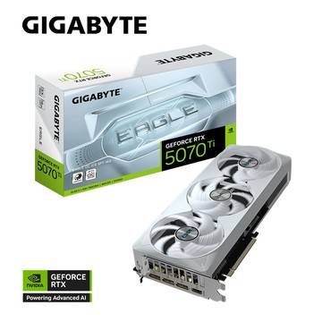 【顯卡+主機板】技嘉 RTX 5070 Ti EAGLE OC ICE SFF 16G 顯示卡 + 技嘉 B550M GAMING X WIFI6 主機板