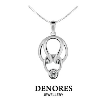 DENORES 耀眼時刻天然真鑽墜鍊