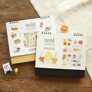 哩哩扣扣 / 2026年度大三角桌曆 (2圖)SBC-48 桌曆 月曆 2026桌曆