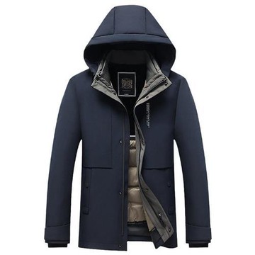 【巴黎精品】真 羽絨90%白鴨絨 羽絨外套鴨絨夾克-簡約一衣三穿羽絨男外套2色a1is129