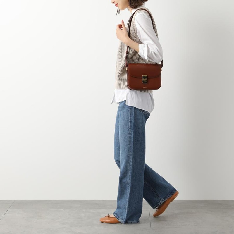 APC A.P.C. アーペーセー ショルダーバッグ PXBMW F61413 sac grace small レディース グレイス スモールバッグ  レザー ポシェット 鞄 カラー5色 | LINEブランドカタログ