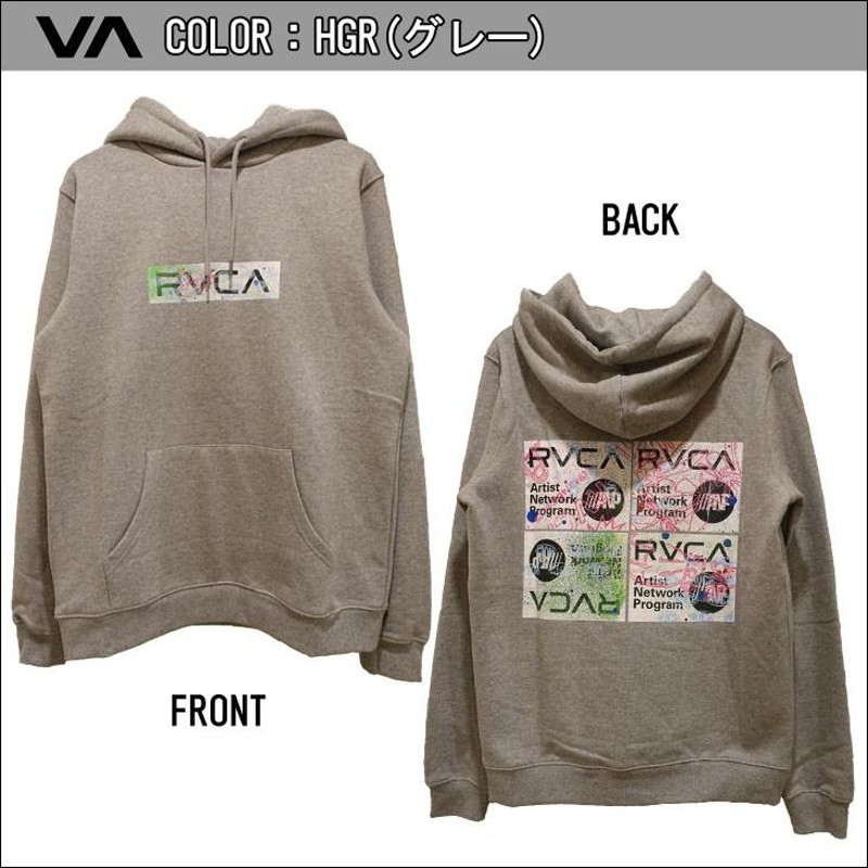 19 RVCA ルーカ パーカー SERIGRAPH HOODIE フーディ バックプリント メンズ 2019年 秋冬 品番 AJ042-019  日本正規品 | LINEブランドカタログ