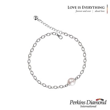 PERKINS 伯金仕 My Love系列 925純銀珍珠手鍊