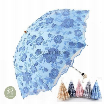 折りたたみ傘レディース日傘傘花柄折り畳み折りたたみ傘 2つ折 オシャレ可愛い女性用レース傘袋付8本骨uvカット紫外線対策おしゃれきれいめ 通販 Lineポイント最大get Lineショッピング