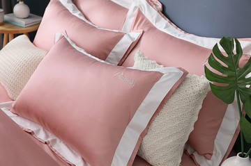 無刺繡款-星座系列-雙魚座-床包兩用被床組-300織精梳棉