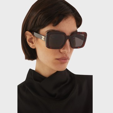 【CELINE】凱旋門方形膠框太陽眼鏡(CL40304U-52A)