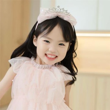 皇冠頭飾兒童女童發箍寶寶周歲生日嬰兒發飾小女孩頭箍公主頭紗