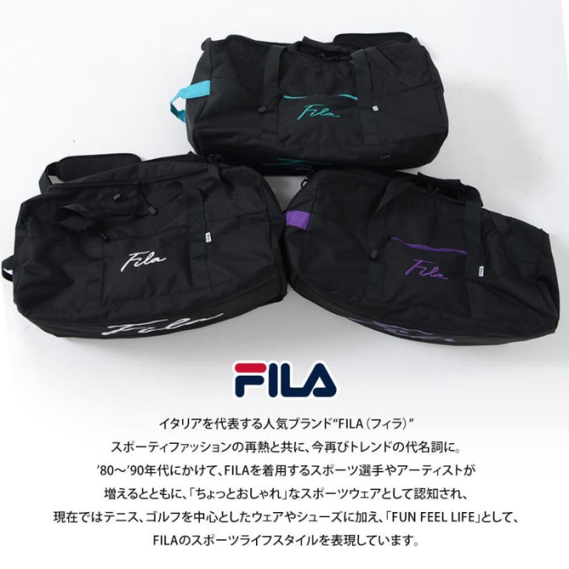 一部予約】フィラ FILA ボストンバッグ 3way メンズ 大容量 50L