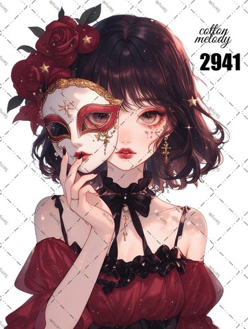 original sticker no.2941 人物貼紙 原創貼紙 原創人物貼紙 裝飾貼紙 cotton melody