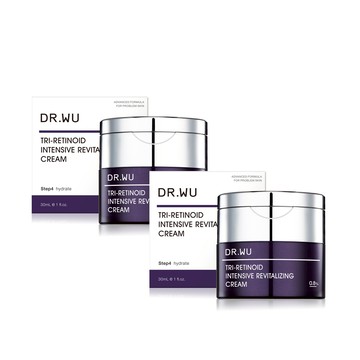 檔期限定!買1送1★DR.WU達爾膚 超A醇煥顏緊緻精華霜 30ML(下單1出貨2)