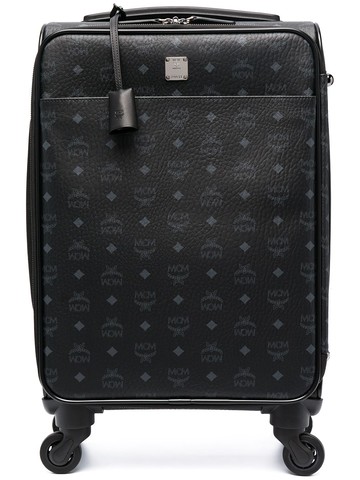 MCM - medium Ottomar carry-on trolley - men - Leather/Canvas - One Size - Black