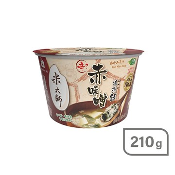 米大師湯泡飯210g-赤味噌