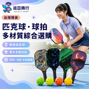 【現貨】 專業匹克球拍 全套組 實木拍 匹克球 40孔球 加大甜區 輕量 減震 防滑 新手 入門 運動 健身 訓練 戶外