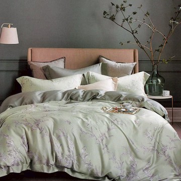 AGAPE雅家倍 - 60支天絲床包兩用被四件組-快樂頌