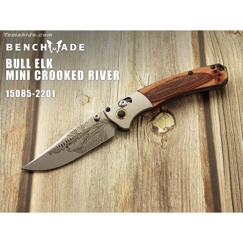 ベンチメイド 15085-2201 ミニ クルックド リバー 彫金 Bnechmade BULL ELK MINI CROOKED RIVER