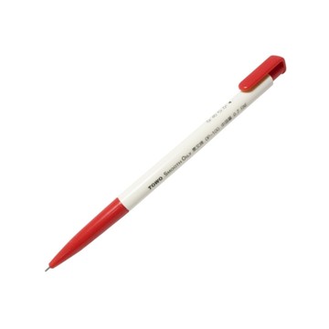 東文OP-100 0.7自動中油筆-紅色(50入)