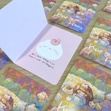 suyu小誌_Keep in Heart_卡片/手工摺頁書