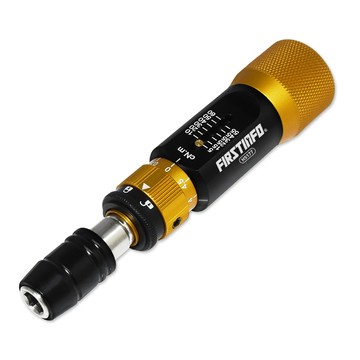 良匠工具 (6.35mm) 迷你型可調扭力起子/扭力板手/扭力扳手 0.05~0.6Nm可調整扭力值 新款快脫版