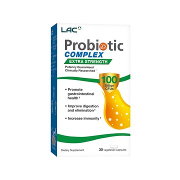 LAC 益菌群100B膠囊30顆(1000億益生菌/乳酸菌/益菌生/果寡糖/醫生推薦)