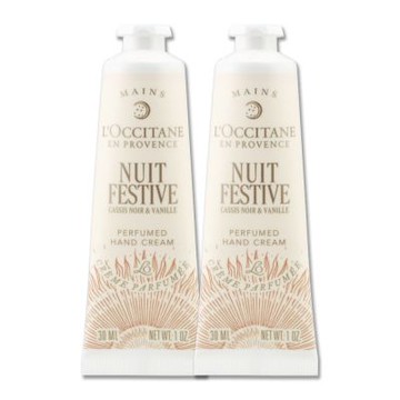 L’OCCITANE 歐舒丹 夜光黑醋栗護手霜 30ML x 2（百貨公司貨）