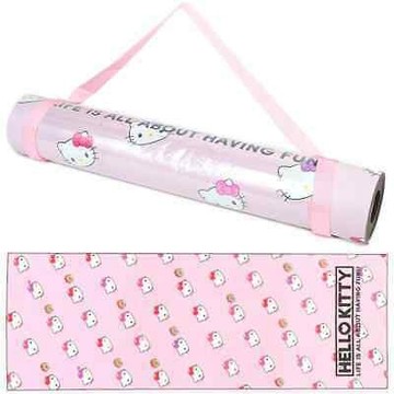 【震撼精品百貨】凱蒂貓_Hello Kitty~日本SANRIO三麗鷗KITTY瑜珈墊附背帶(健身系列)*70866