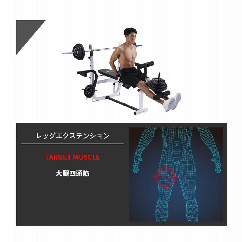 マルチプレスベンチ │ トレーニングベンチ ベンチプレス 腹筋