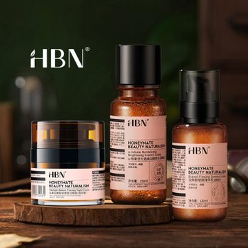 【HBN】早C晚A水乳晚霜組 (特證版發光水+雙A乳+雙A晚霜)