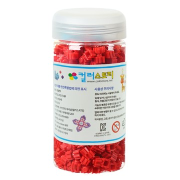 Colorstory 8mm 造型積木 700片  1個  紅色