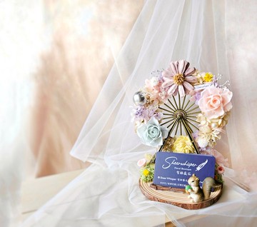 Sheer Whisper 絮語藏花_永生花摩天輪/擴香花摩天輪名片座 開幕