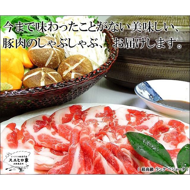 イベリコ豚 肩ロース しゃぶしゃぶ 500g ベジョータ 黒豚 豚しゃぶ 豚肉 お歳暮 プレゼント お取り寄せ 肉 人気