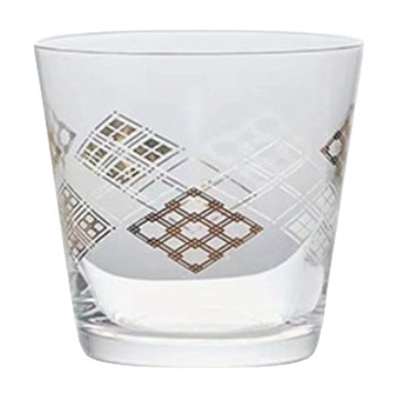 Toyo Sasaki Glass 冷酒杯 日本紋樣 菱形圖案 BT-20206-J417 170ml  透明色  1個