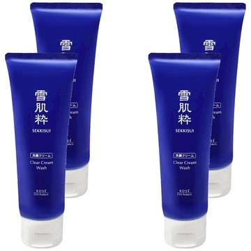 KOSE 高絲 SEKKISUI 雪肌粹 台灣公司貨 潔淨洗面乳  120g  4條