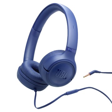 JBL 耳罩式有線耳機  藍色  TUNE 530 WIRED