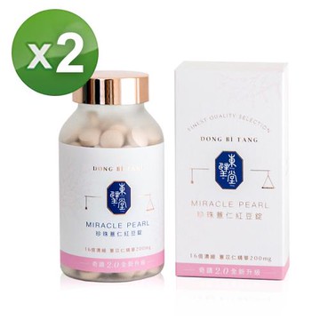 【東璧堂】 珍珠薏仁紅豆錠 2入組(共360顆/奇蹟錠)