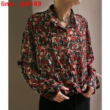 【店家優選】襯衫男 設計小眾 寬松休閑 港風襯衣薄款