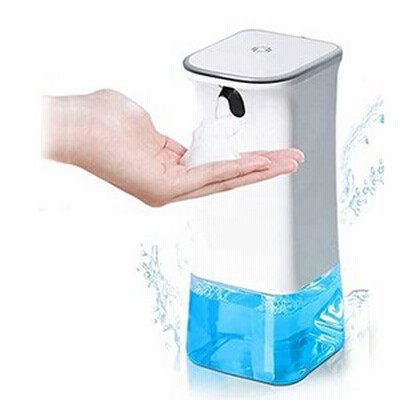 ソープディスペンサー 自動 泡 ディスペンサー 自動 泡 オートディスペンサー usb充電式 消毒液ディスペンサー 1200mah 自動手指消毒 2段